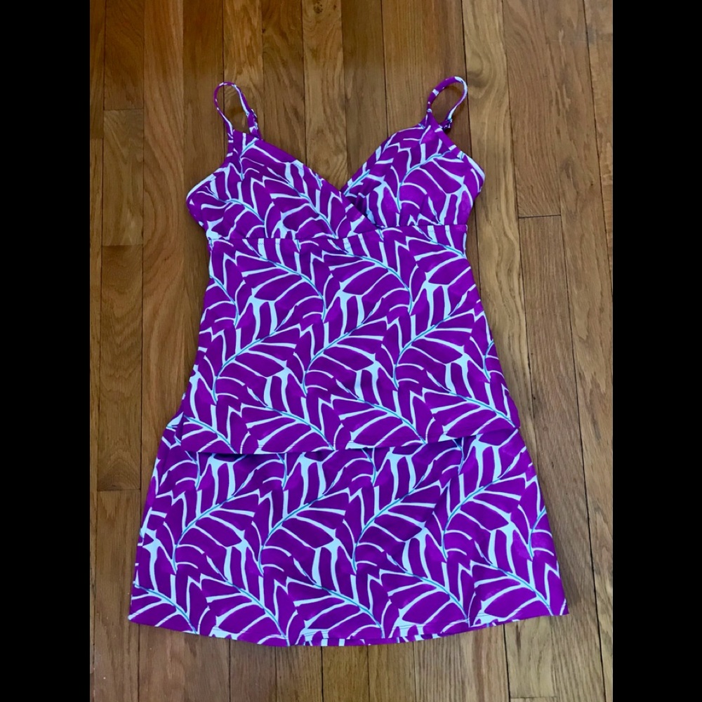 Garnet Hill Tankini size 8